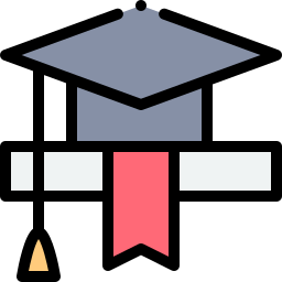 Graduación icono