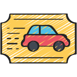 Speeding ticket icon