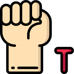 linguaggio dei segni icona