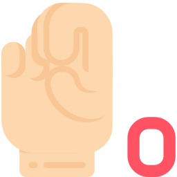 langage des signes Icône