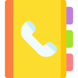 Phone book icon