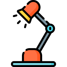 Desk lamp icon