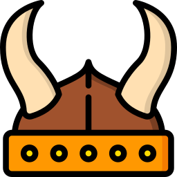 Viking helmet icon