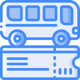 biglietto dell'autobus icona