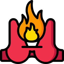 bruciare icona