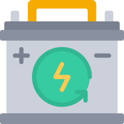 Car battery icon
