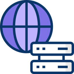 wereldwijde server icoon
