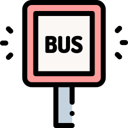 Bus stop icon