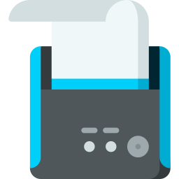 tragbarer drucker icon