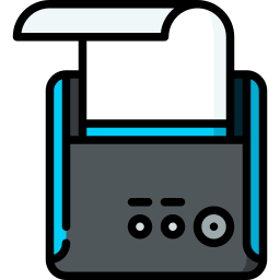 Impresora portátil icono