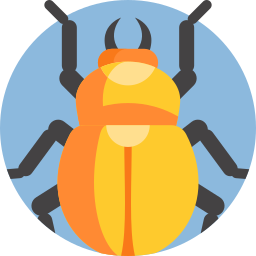 scarabée d'or Icône