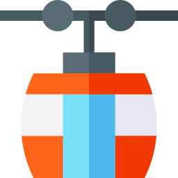 Cable car cabin icon