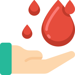 Donación de sangre icono