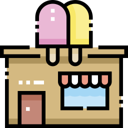 Ice cream shop icon