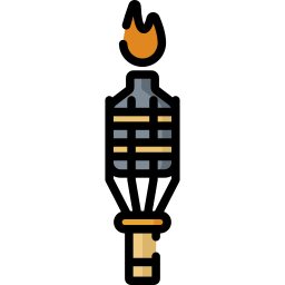 Tiki torches icon