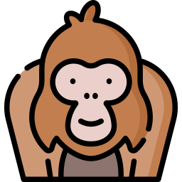 Orangotango Ícone