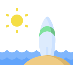 Доска для серфинга иконка