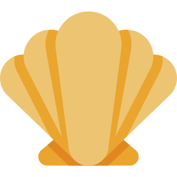 Морская ракушка иконка