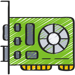 Graphics card icon