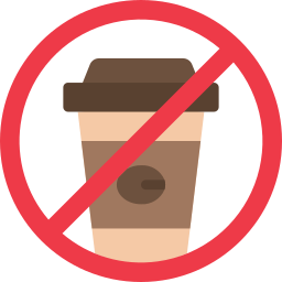 geen kopjes koffie icoon