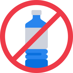 Никаких пластиковых бутылок иконка