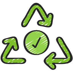 Reciclable icono