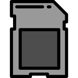 tarjeta de memoria icono