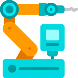 Robot arm icon