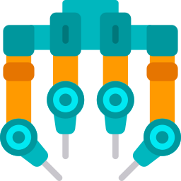 Robot arm icon