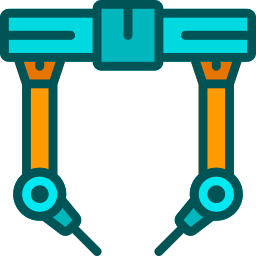 Robot arm icon