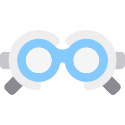 occhiali di prova icona