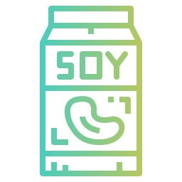 Leche de soja icono