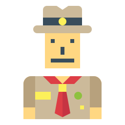 boy scout icono