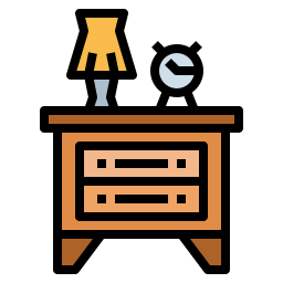 la table de nuit Icône