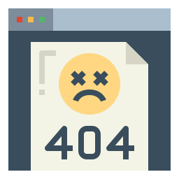 Erro 404 Ícone