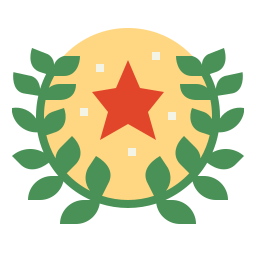 Corona de laurel icono