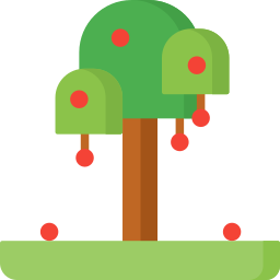 árbol frutal icono
