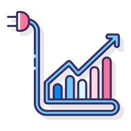 consumo di energia icona