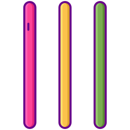 Glow sticks icon