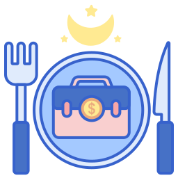 Business dinner icon