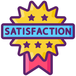 la satisfaction Icône