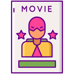 Movie poster icon