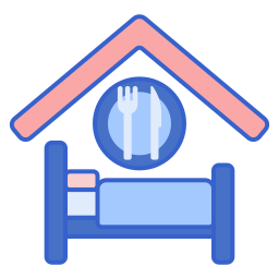 Bed and breakfast icono