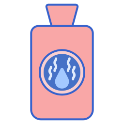 bottiglia di acqua calda icona
