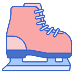 Ice skating shoes icon