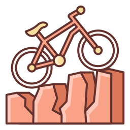 Mountain bike icon