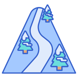 Esquiar icono