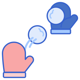 Snowball fight icon