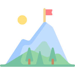 Mountain range icon