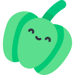 Pimiento verde icono